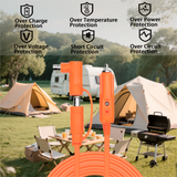 12V/24V Car Charger Cable DC7909/8020 14AWG for VTOMAN 600X/1500X