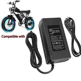 3-Pin 54.6V 2A AC Adapter For Ridstar Q20/Q20 Lite Fat Tire Electric Motorcycle
