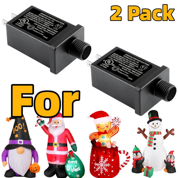 (2 Pack) 12V 1.0A 12 W LED Controllers for Christmas String Light Decorations