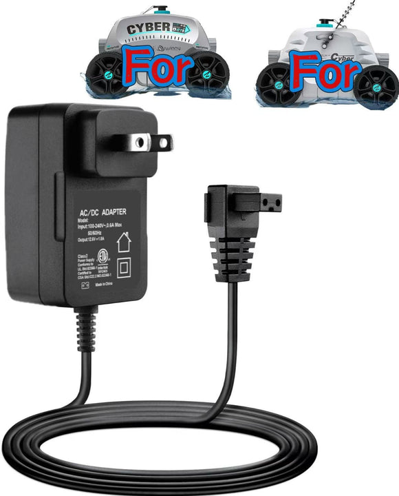 12.6V Charger for Ofuzzi Cyber 1200 / Cyber 1200 Pro Robotic Pool Vacuum Cleaner