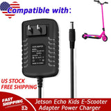 Replacement Charger For Jetson Echo Kids E-Scooter Electric Scooter JECHO-BLK DC Charger