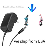 AC Adapter for Saker Mini Chainsaw SK1804D SK1604D  Electric Cordless Chain saw
