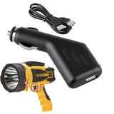 Car Charger For Stanley Fatmax Spotlight SL10LEDSL SL10LEDS TL450 TL600