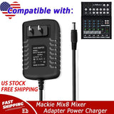 18V 1A AC-DC Adapter Charger For Mackie Mix8 Compact 8-channel Mixer Power Mains