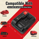 Fast Charger For Black and Decker 20V Lithium Battery Charger LCS1620 /LCS1620B