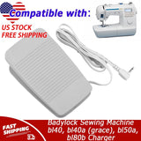 Foot Pedal for Badylock Sewing Machine bl40, bl40a (grace), bl50a, bl80b