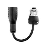3 Outlet Light Socket Adapter,Convert E26/E27 Bulb Socket to 3 Prong Outlet