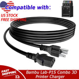 AC Power Cord For Bambu Lab-P1S Combo 3D Printer