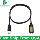 USB Battery Charger Data SYNC Cable Cord For Samsung TL205 TL210 TL220 i8 Camera
