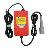 48V 15A Golf Cart Charger for Club Car 3-Pin Round Plug Lead Acid Battery