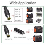 Solar Connector to DC 8mm For Anker II 400, II 800, 500W/777Wh PowerHouse