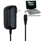 AC Adapter Charger for Venturer PDV880 Portable DVD Player Power Supply