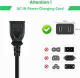 AC Power Cord Cable Plug for Ryobi 18-Volt ONE+ Hybrid Portable Fan P3320 P3340