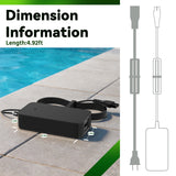 25.2V Charger for AIPER PRT1 Scuba X1 X1 Pro Robotic Pool Cleaner