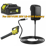 AC Adapter for SEYVUM 1.0A 20V LB-8189 Leaf Blower 20v Battery Charger