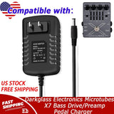 AC Adapter For Darkglass Electronics Microtubes X7 Bass Drive/Preamp Pedal Power
