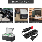 9.8FT 12V/24V Car refrigerator Adapter For Dometic Setpower JoyTutus AstroAI