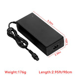 63 Volt Battery Charger for Segway Ninebot GoKart/Ninebot S,Power Supply Cord