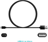USB Charging For BlueParrott B250-XT B350-XT Earbuds Charger Cable Cord (5FT)