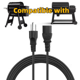 5ft AC Power Cord Cable For Traeger Pellet Grill Ironwood 650/850 3-prong Wire