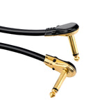 Guitar Patch Cables Right Angle 6 Inch 15 cm 1/4 Instrument Cables