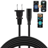 UL 5.9FT 2Prong Power Cord Plug for Sony GTK-XB60 XB90 XB5 XB7 MHC-V13 V71...