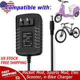29.4V 1A AC/DC Adapter for Pocket Mod, Sports Mod, Electric Scooter, e-Bike