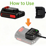20V Charger for Black&Decker LBX20 LBXR20 LBX4020 LB2X4020 Lithium Battery