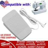 Foot Pedal for Brother Sewing Machine es2000, es2000t, es2010, es2020, ex660