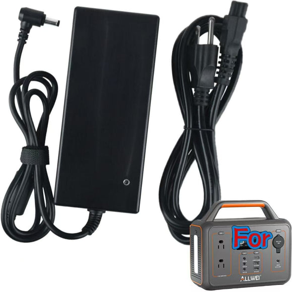 AC Adapter For ALLWEI SGR-PPS300-2 Portable Power Station 300W 280Wh
