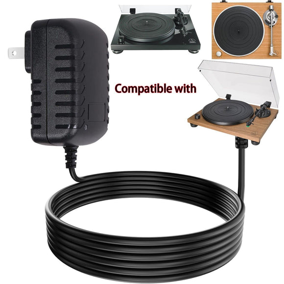 12V AC Adapter for Audio-Technica AT-LP3XBT AT-LP3XBT-BK AT-LPW40WN AT-LPW30TK