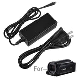 AC Adapter Charger for Canon VIXIA HF R700 Camcorder Power Cord Cable
