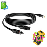 16.5FT Solar Cable with Solar Panel Connector to DC7909 For BougeRV B277 Battery
