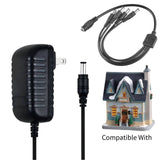 4.5V AC Adapter for Lemax Lighted Accessory 74706 Christmas Village 4 Output