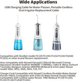 Water Flosser Charger for Tovendor, Initio, McNaval, Zerhunt Cremax Oral Irrigat