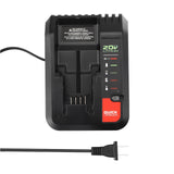 Quick Charger For BLACK+DECKER 20V MAX Lithium Battery Charger BDCAC202B