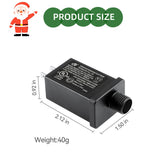 Inflatable Adapter 12V 0.7A-1A Transformer Plug for String Light Supply 2PCS