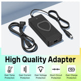 42V 2A Charger for Nakto 36V 10Series Lithium Battery RCA 10mm