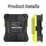40V Battery Charger for Ryobi OP400 OP401 OP404 ZROP401 Replacement