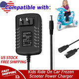 6 Volt Battery Charger 6V For Kids Ride On Car Frozen Scooter 3-Wheel Ripper Swi