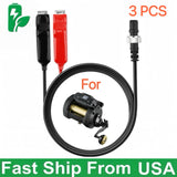 3 PCS 10FT Electric Fishing Reel Power Cord For Daiwa reel Tanacom 750 1000