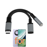 USB-C to 3.5Mm Headphone Charger with PD For Huawei Mate 60 50 40 30 20 10 Pro