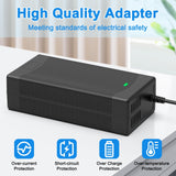 (54.6V 2A) 3-Prong Charger for Evercross H5, Vsett 8, 8+, 9+, JOYOR S5, G5, Y7-S