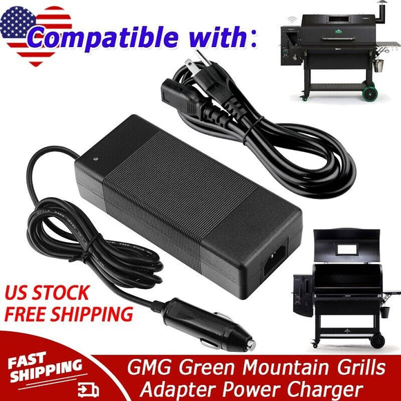 12V 10A  Adapter for GMG Green Mountain Grills Davy Crockett Style P-1001
