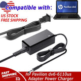 AC Adapter Charger For HP Pavilion dv6-6110us dv6-6111nr dv6-6112nr dv6-3147sb