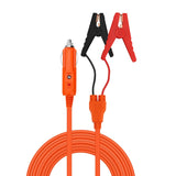6.6FT 14AWG Cigarette Lighter Plug to Alligator Battery Clip Connector Lead-Acid