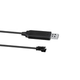 3.7V SM-2P USB Charger For Bubble Machine Gun Rocket Bazooka Splatrball,Mini RC