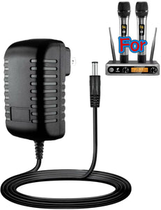 AC Adapter For TONOR TW-820 Wireless Microphone Dynamic Mics XZ1200-1000WB Power