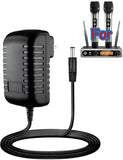 AC Adapter For TONOR TW-820 Wireless Microphone Dynamic Mics XZ1200-1000WB Power