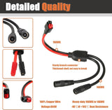 Adapter Cable 1to2, Anderson to 2 DC 7909 For Solar Panel Portable Power Station